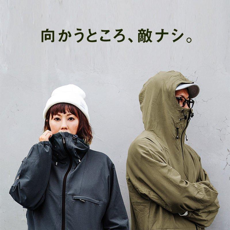 PATY マウンテンパーカー メンズ レディース マスク ハイネック