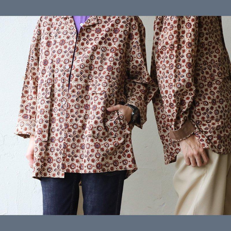 新品✦マークアンドロナ✦Above Velvet Jersey Top長袖シャツ SLOW HANDS シャツ 長袖 開襟シャツ開襟 オリジナル ジオ