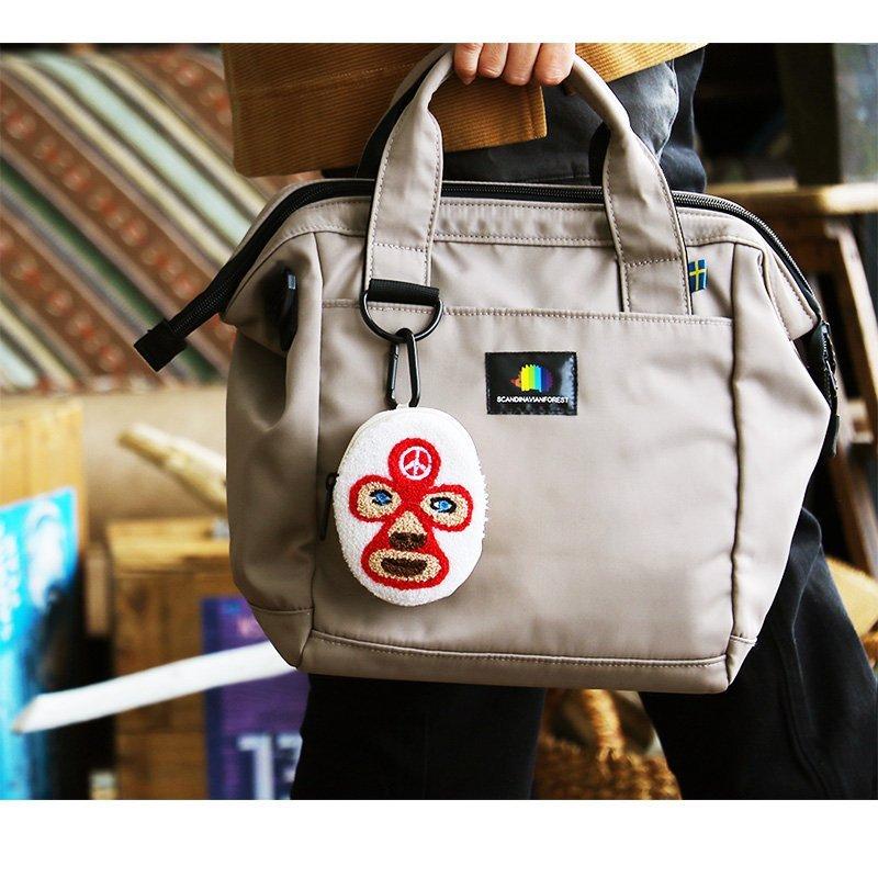 エコバッグ レジバッグ コンビニバッグ レジ袋 折り畳み 収納 取り外し 覆面 レスラー バッグ メンズ   gym master パティ | PATY | 08