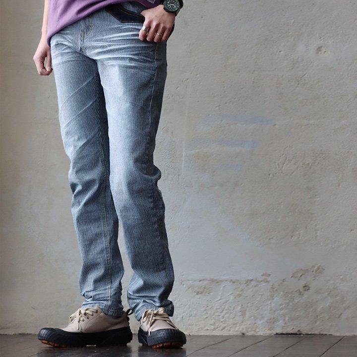 Y-3 ストライプデザイン デニム 楽天市場】ヒッコリー デニムパンツ メンズ レディース ストライプ