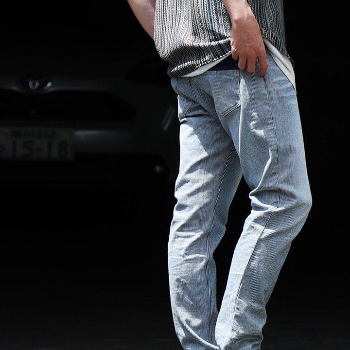 ALISTAIR ヒッコリー デニムパンツ メンズ レディース ストライプ