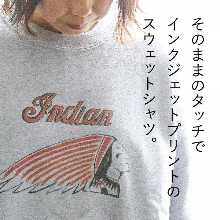 INDIAN（インディアン） トレーナー スウェット インクジェット