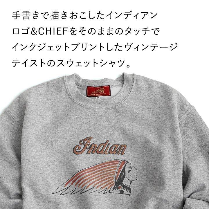 INDIAN（インディアン） トレーナー スウェット インクジェット