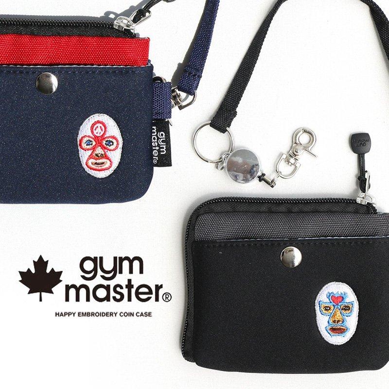 ケース キーケース コインケース 鍵 定期入れ ポーチ ハッピー 刺繍 レスラー マスクマン gym master | gym master