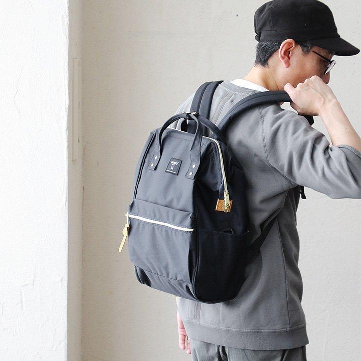 バッグ リュック デイバッグ バックパック 口金 REPREVE 撥水 PC キャリーベルト 18L 大容量 メンズ レディース  anello | anello | 07