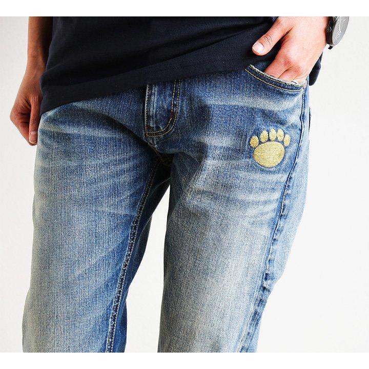PANDIESTA】パンディエスタ ストレッチ赤耳デニムパンツ ジーンズ 刺繍 