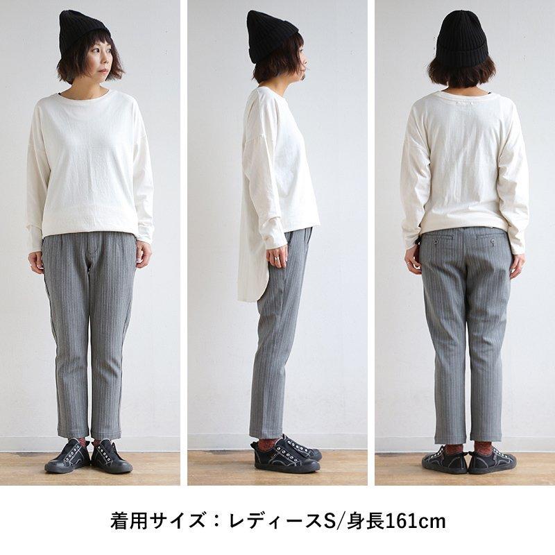 パンツ テーパード パンツ テーパードパンツ ウエスト ゴム タック入り 伸縮性 伸びる 細見え 着痩せ 裏起毛 暖かい 防寒 Antgauge | PATY | 15