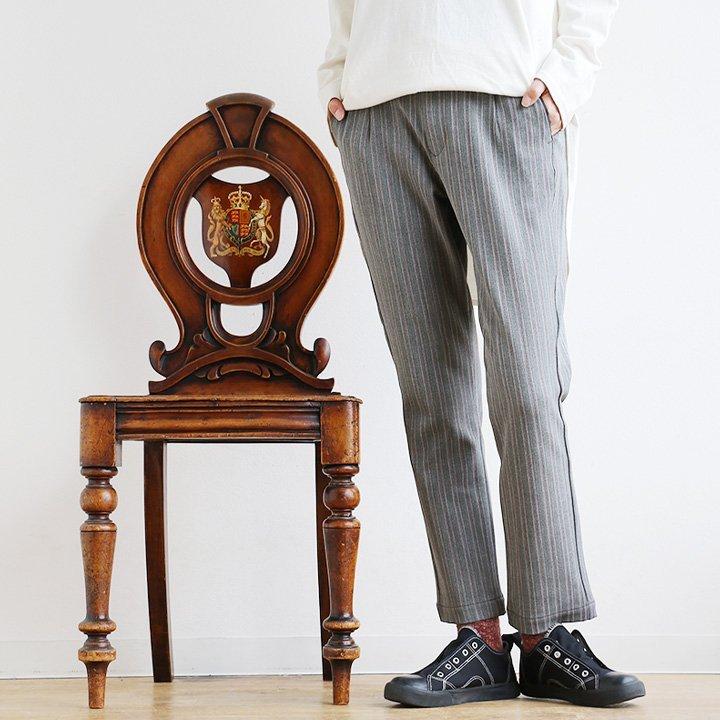 パンツ テーパード パンツ テーパードパンツ ウエスト ゴム タック入り 伸縮性 伸びる 細見え 着痩せ 裏起毛 暖かい 防寒 Antgauge | PATY | 03