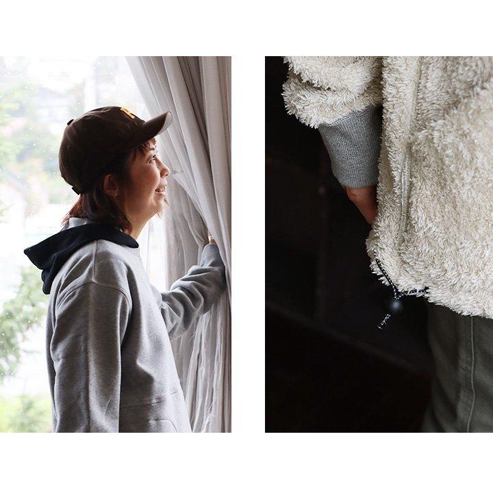 トレーナー メンズ レディース スウェット 長袖 裏起毛 裏ボア リバーシブル ラグラン リブ切り替え ポケット | PATY | 12