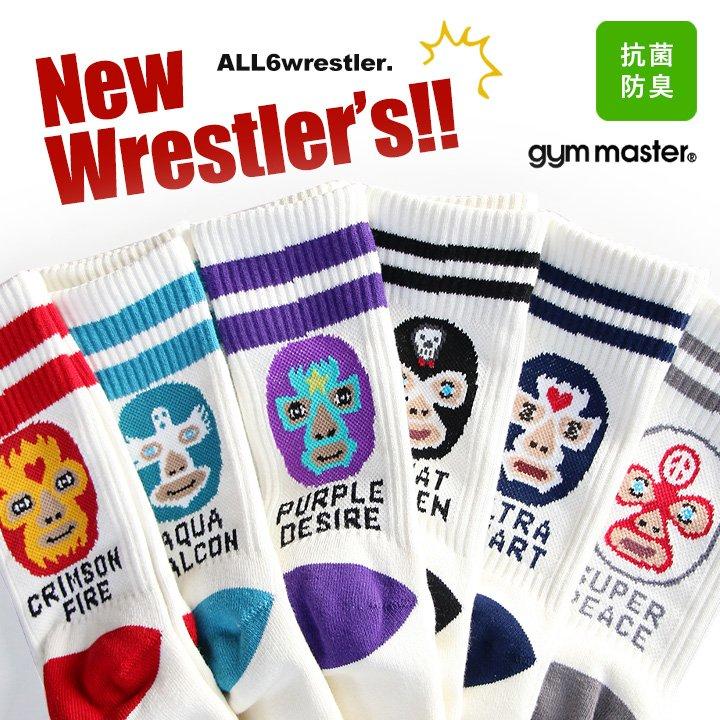 gym master ジムマスター 靴下 くつ下 ソックス クルーソックス ラインソックス 抗菌 消臭 裏パイル パティ (メール便25) | PATY