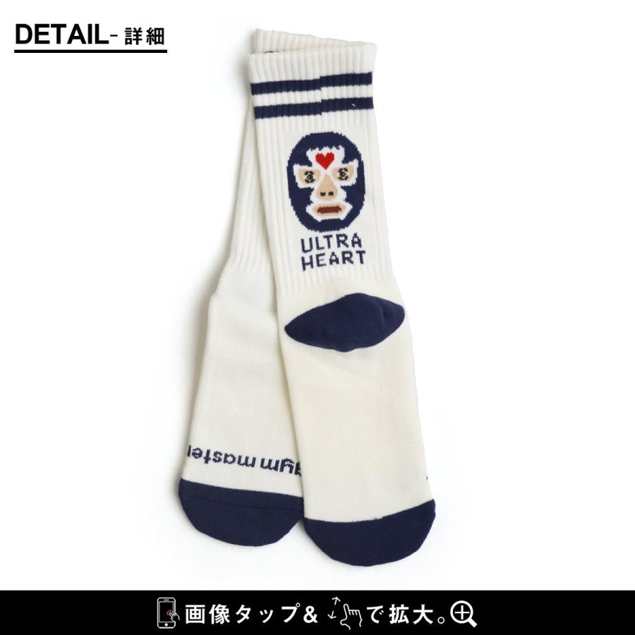 gym master ジムマスター 靴下 くつ下 ソックス クルーソックス ラインソックス 抗菌 消臭 裏パイル パティ (メール便25) | PATY | 23