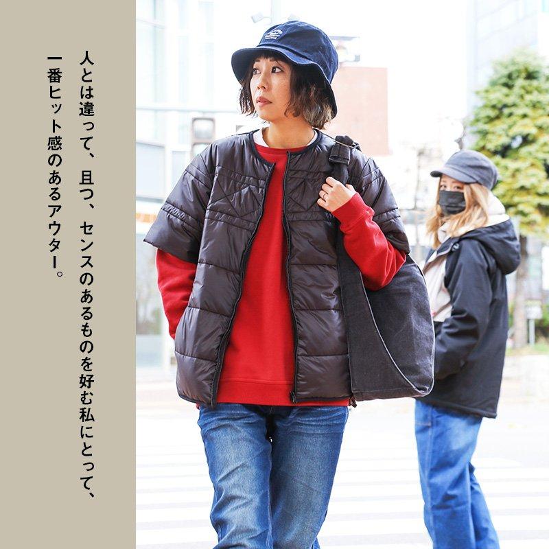 PATY 中綿ジャケット 半袖中綿 ストレッチ メンズ レディース インナー中綿 高機能 中綿 シンサレート キルティング 撥水 Mr ...