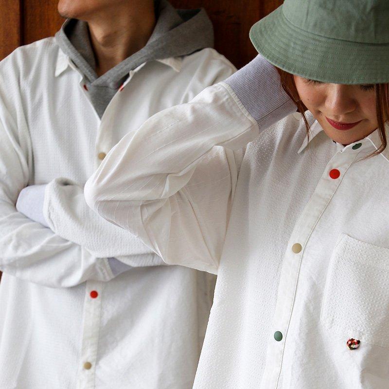 美品】AVINO MAPOLI 綿麻 長袖シャツ 15/40 ホワイト 楽天市場