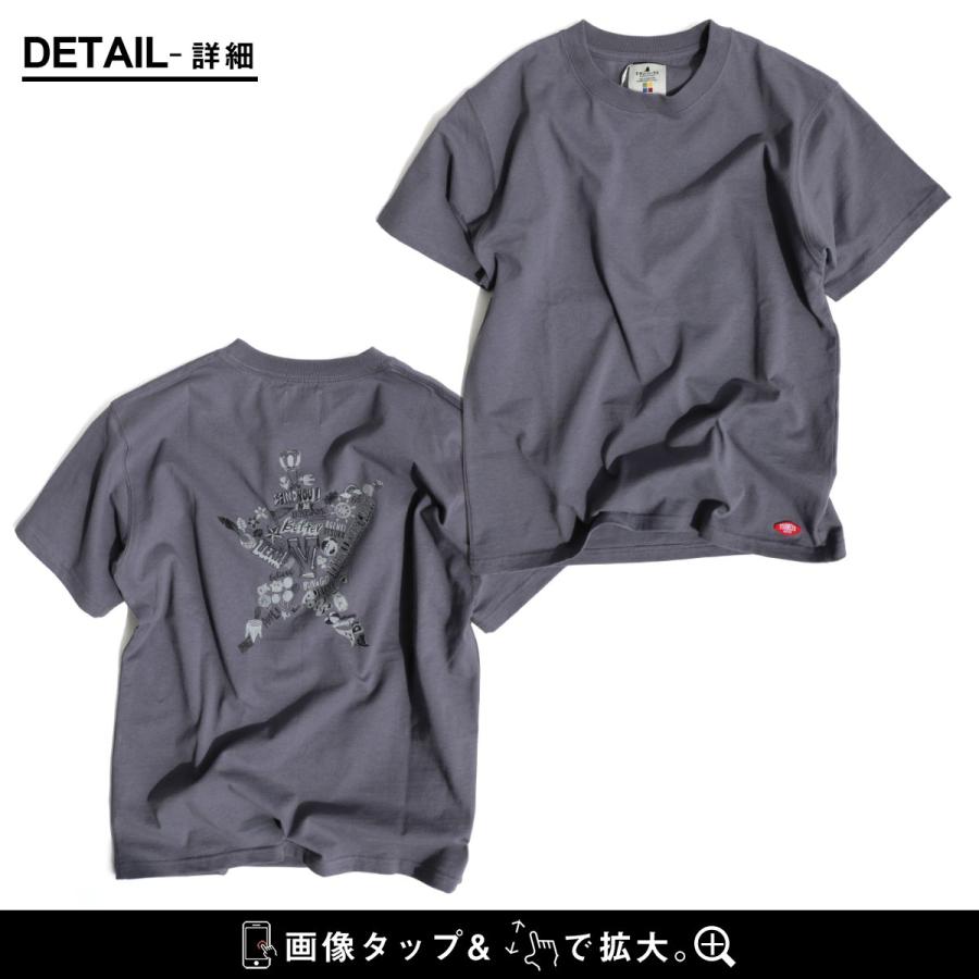 Tシャツ  レディース 綿100％ 半袖 ゆったり 大きいサイズ 大人 カジュアル 星 スター バックTOneontoNE｜paty｜20