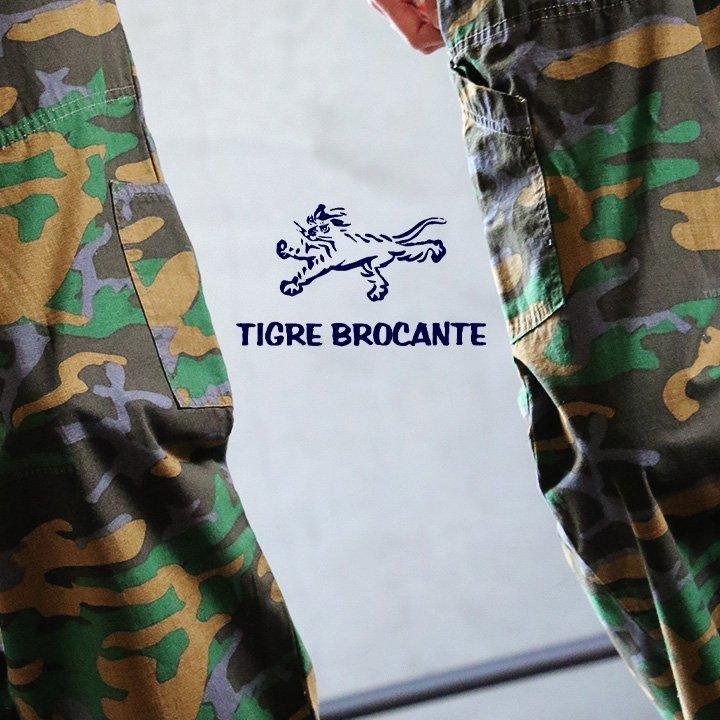 【タグ付き新品】TIGRE BROCANTE カモ柄パンツ TIGRE BROCANTE パンツ ワークパンツ ストレート 柄パン カモ柄