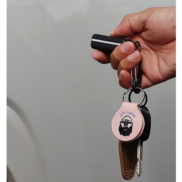 gym master ジムマスター キーホルダー コインキーケース キーケース ハッピー 刺繍 500円玉 2枚入る スナップボタン レスラー ルアー パティ (メール便05) | PATY | 10