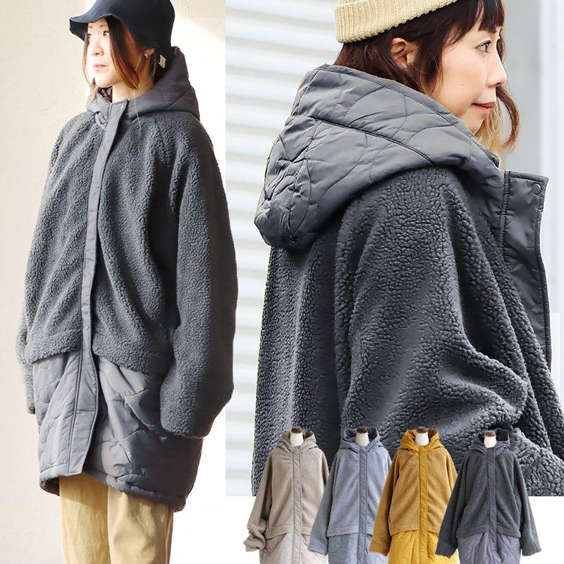 PATY コート フードコート レディース アウター ロング丈 ロングコート 