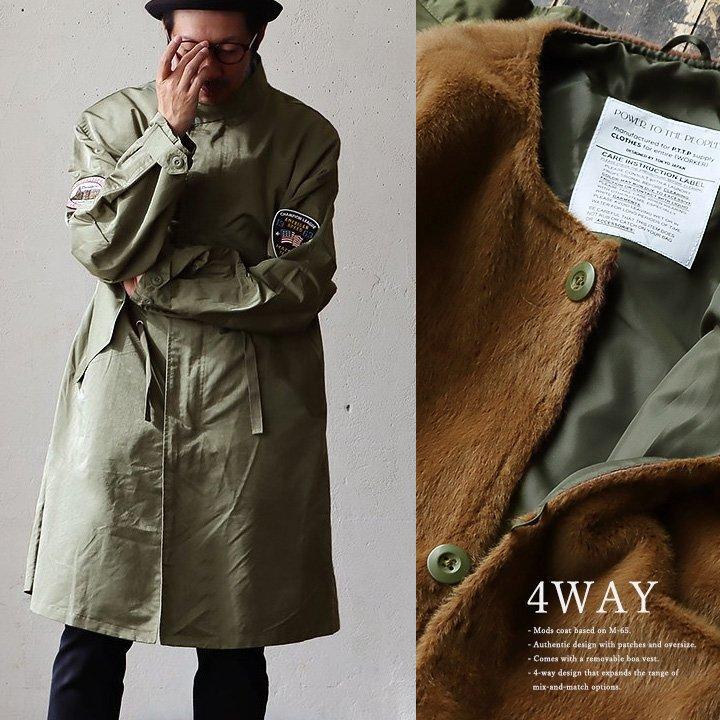 PATY モッズコート アウター メンズ レディース M-65 ミリタリー