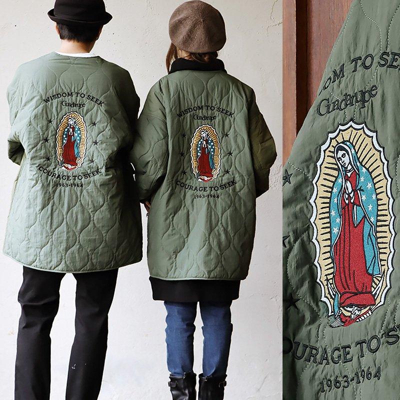 アウター ジャケット メンズ レディース お尻隠れる ノーカラー 刺繍 刺しゅう PATY パティ POWER TO THE PEOPLE | PATY