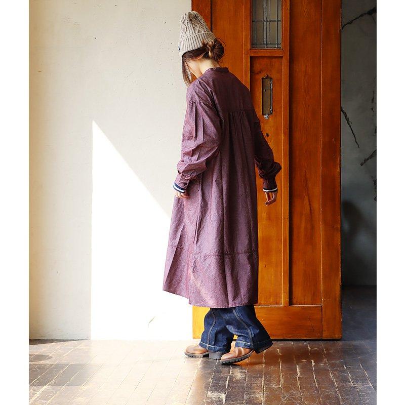 ワンピース ワンピシャツ ワンピ ロング丈 レディース 無地 起毛 綿100％ ピグメント 秋 冬 体型カバー PATY パティ Blucielo | PATY | 07