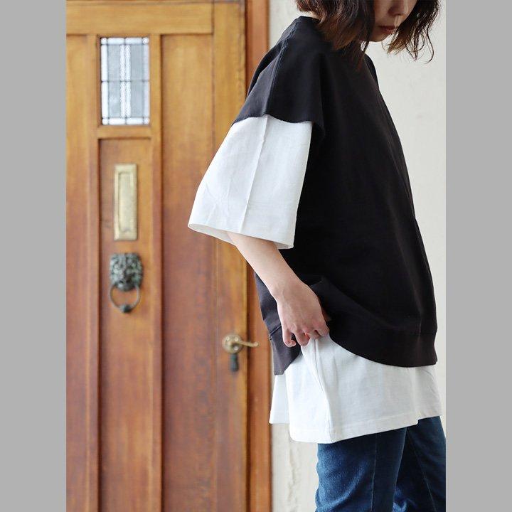 セットアンサンブル 2枚1組 Tシャツ 半袖ベスト メンズ レディース 綿100％ 裏毛 天竺 PATY パティ | PATY | 08
