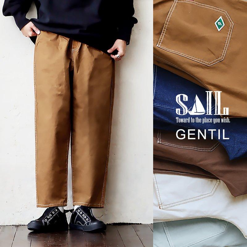 スーパービューティー♡ウエストゴム　パンツ　あひるさま専用 ウエストゴム センタープレス テーパードパンツ[品番