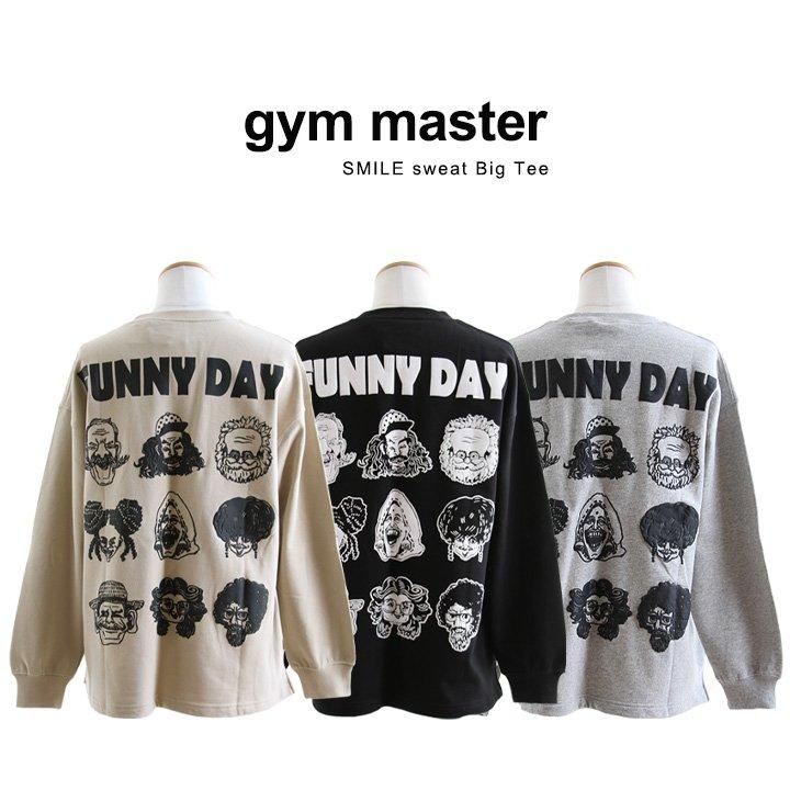 gym master プルオーバー スウェット 長袖 メンズ レディース クルーネック バックプリント 笑顔 PATY パティ ジムマスター｜paty｜06