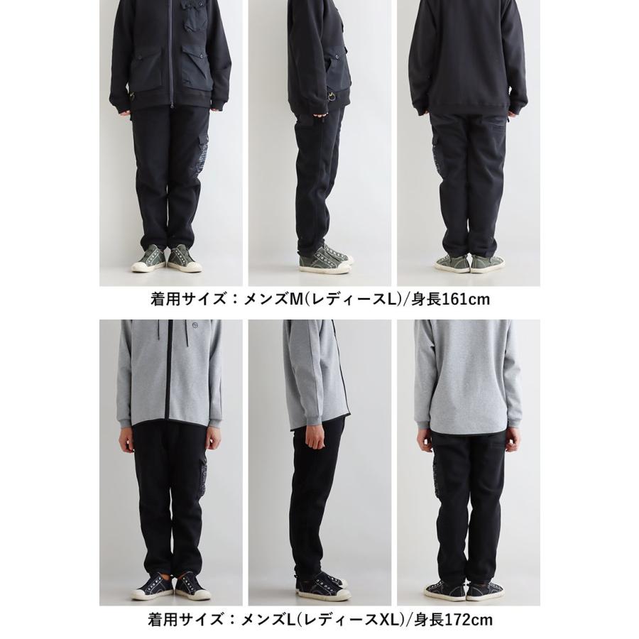 パンツ 裏起毛 クライミングパンツ メンズ レディース ジョガーパンツ カーゴパンツ プリント アウトドア 防寒 防風 ストレッチ ＆CLOUd アンクラウド | PATY | 16