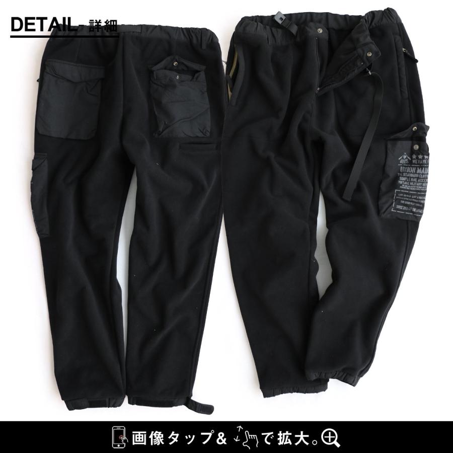 パンツ 裏起毛 クライミングパンツ メンズ レディース ジョガーパンツ カーゴパンツ プリント アウトドア 防寒 防風 ストレッチ ＆CLOUd アンクラウド | PATY | 17