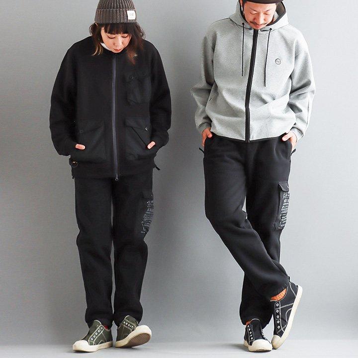 パンツ 裏起毛 クライミングパンツ メンズ レディース ジョガーパンツ カーゴパンツ プリント アウトドア 防寒 防風 ストレッチ ＆CLOUd アンクラウド | PATY | 05