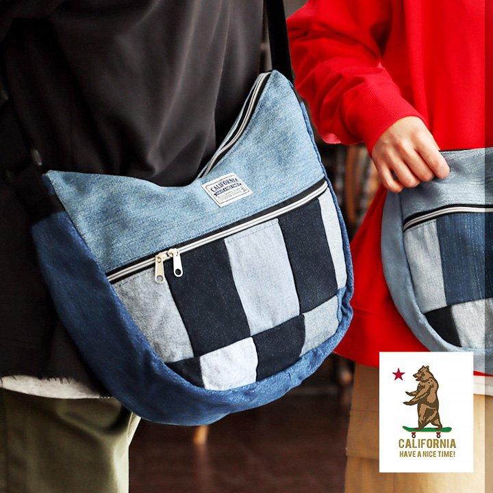 PATY バッグ ショルダーバッグ レディース メンズ デニム ミニ ハーフ