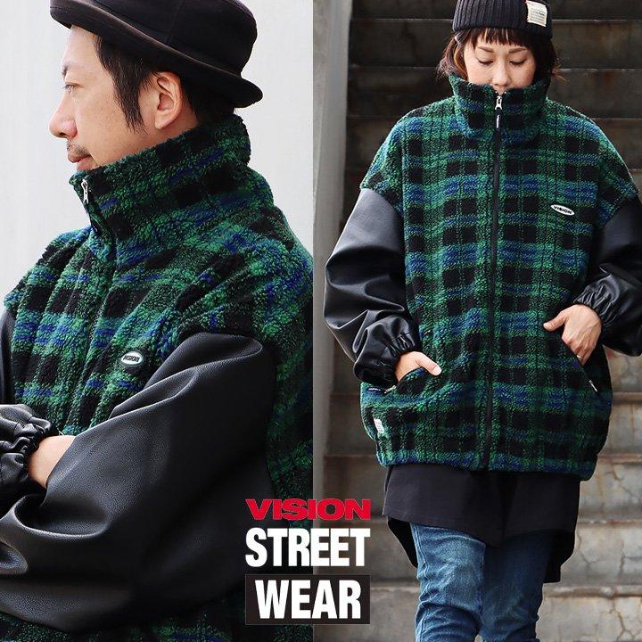 VISION STREET WEAR（ヴィジョンストリートウェア） ブルゾン ボア