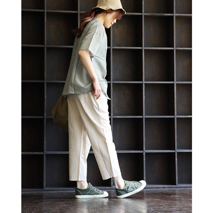 パンツ ワイドパンツ ストレート レディース 無地 接触冷感 ひんやり 涼しい 通気性 夏 夏服 ウエストゴム カジュアル PATY パティ | PATY | 10