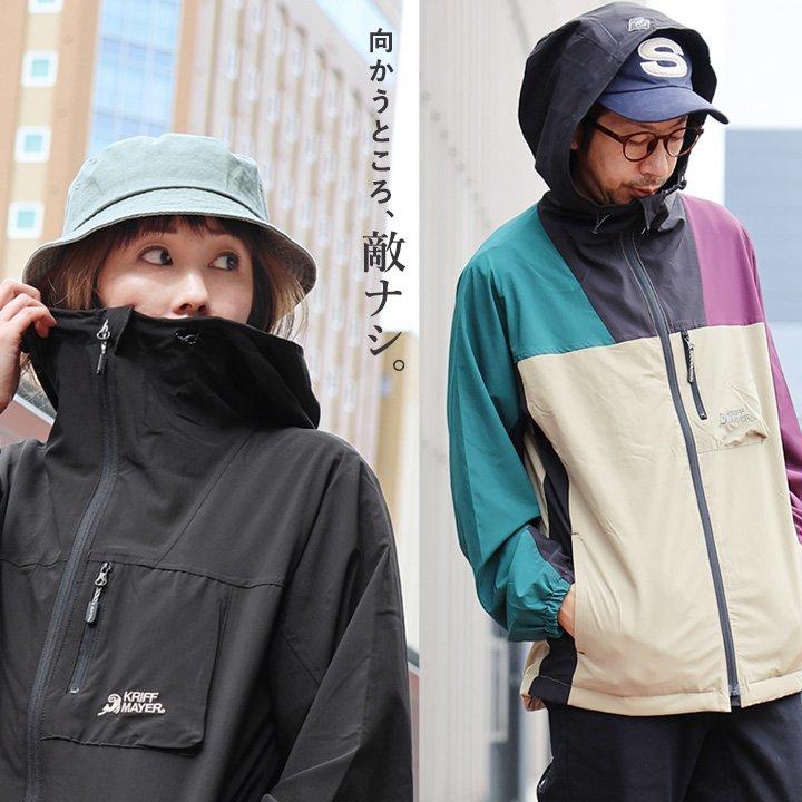 KRIFF MAYER クリフメイヤー コラボ マウンテンパーカー 暖かい 裏フリース ストレッチ ナイロン 着痩せ メンズ レディース微撥水 軽量 | PATY | 06