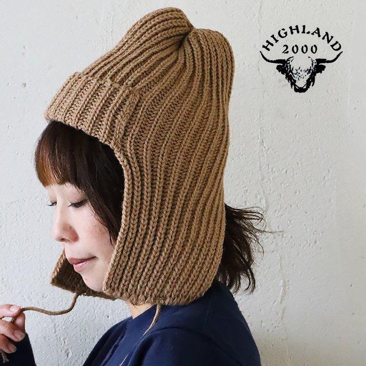 PATY フライトキャップ ニットキャップ ニット帽 帽子 イヤーフラップ