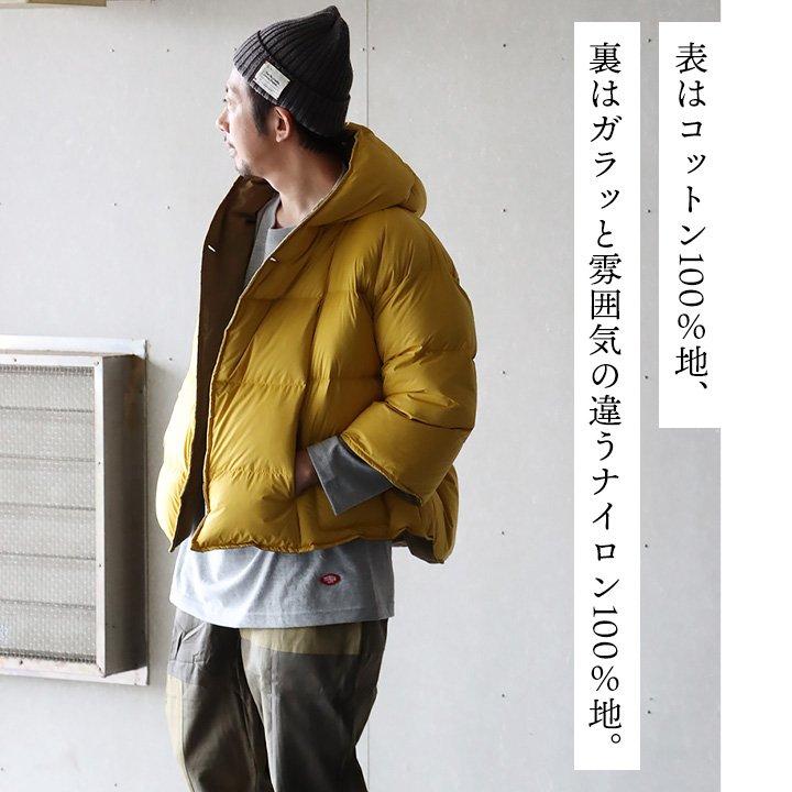 SLOW HANDS スローハンズ アウターダウンジャケットハイネックフード 