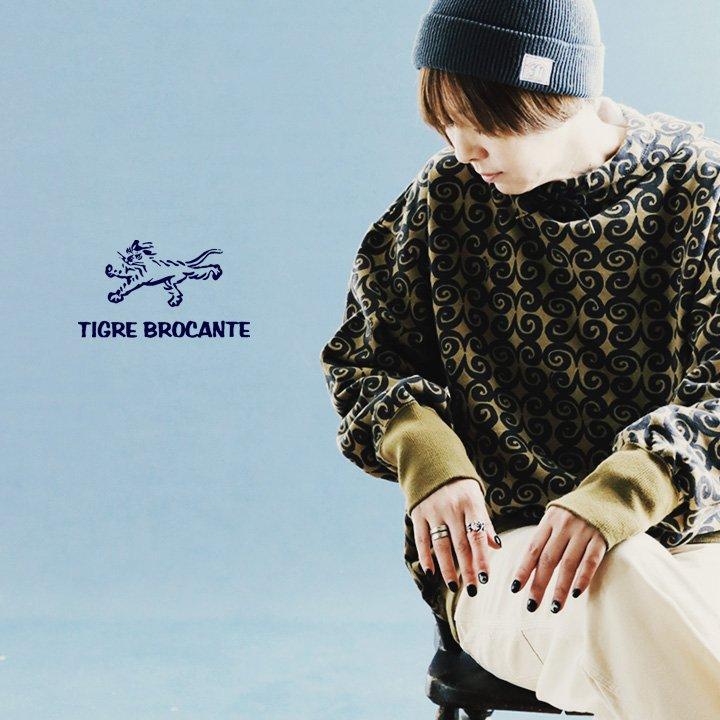 TIGRE BROCANTE（ティグルブロカンテ） パーカー プルオーバー メンズ 