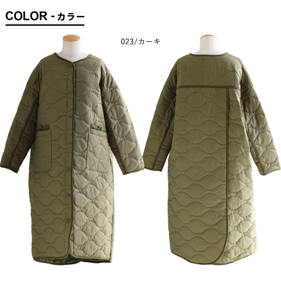 !!最終値下げ!!⭐︎新品同様⭐︎RISLEY キルティングロングコート1月15日迄 PATY コート キルティング ロング レディース アウター 中綿 M-65