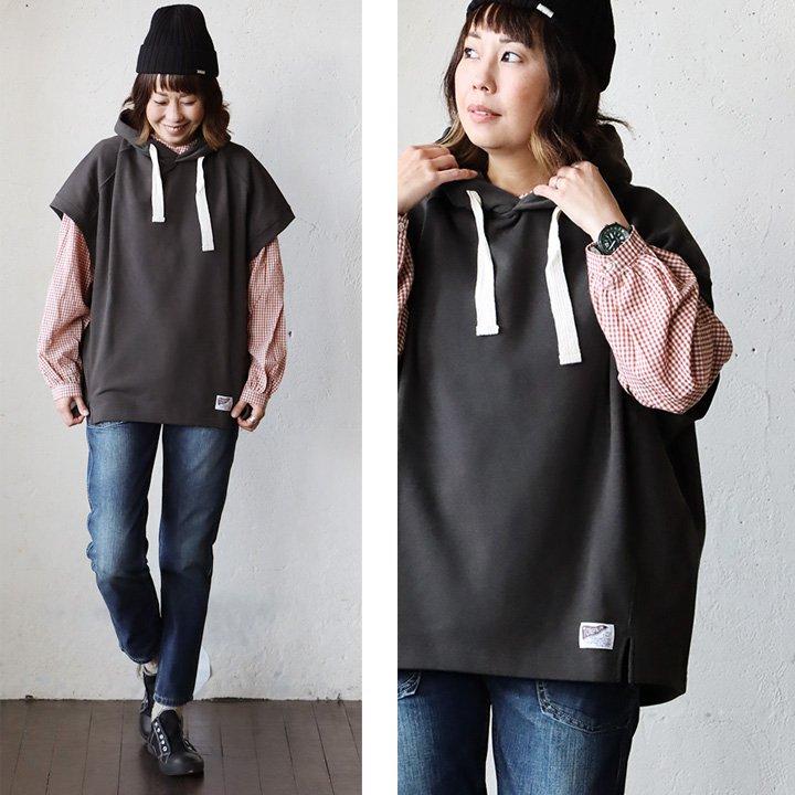 プルオーバーシャツ ノーカラー シャツ 長袖 レディース 着痩せ ギンガムチェック 綿100％ コットン 薄手 体型カバー カジュアル | PATY | 10