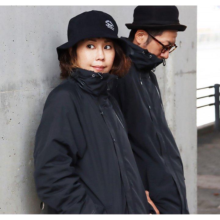 ALISTAIR ベンチコート メンズ レディース 暖かい 裏ボア 撥水 防風