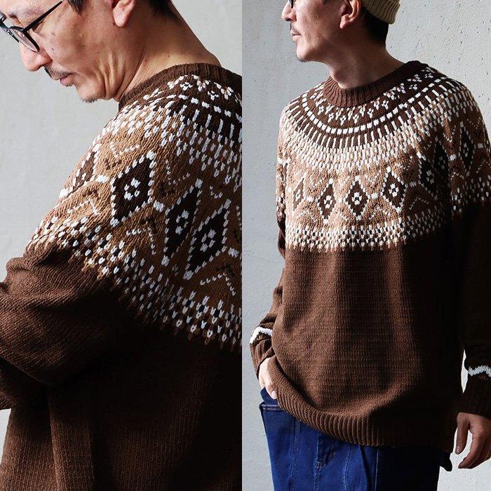 PATY ニット モールニット 長袖 メンズ レディース クルーネック 求心