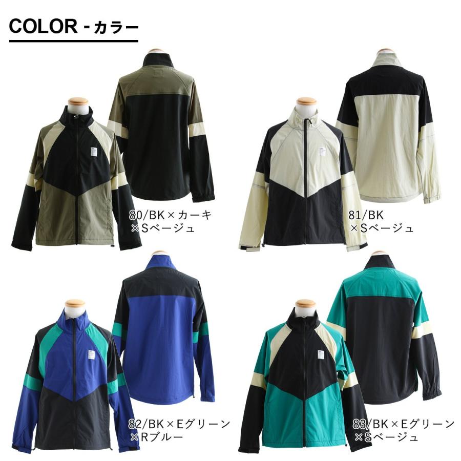 マウンテンパーカー ジャケット メンズ レディース ストレッチ 撥水 軽い 防風 春 ドライ ハイネック レトロ 配色 TOneontoNE トーン | PATY | 05