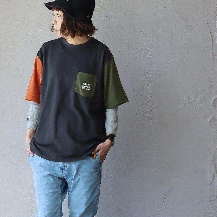 KRIFF MAYER クリフメイヤー tシャツ 半袖 メンズ レディース クレイジー 配色 防蚊 無地 サーマル 涼しい (メール便50) | KRIFF MAYER | 05