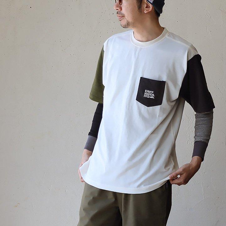 KRIFF MAYER クリフメイヤー tシャツ 半袖 メンズ レディース クレイジー 配色 防蚊 無地 サーマル 涼しい (メール便50) | KRIFF MAYER | 06