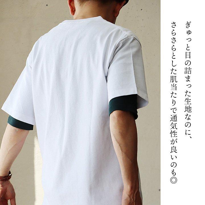 BEN DAVIS ベンデイビス Ｔシャツ 半袖 メンズ レディース ポケット 異素材切り替え デニム 綿100％ 丈夫 パティ (メール便50)｜paty｜10