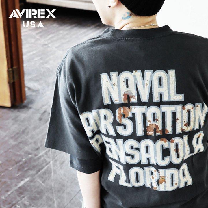 PATY AVIREX アヴィレックス Tシャツ 半袖 メンズ レディース クルー 