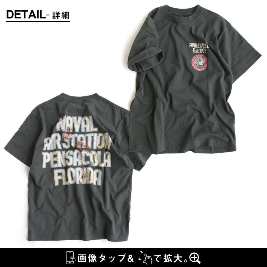 PATY AVIREX アヴィレックス Tシャツ 半袖 メンズ レディース クルー 