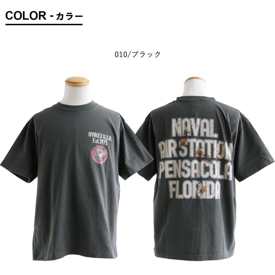 PATY AVIREX アヴィレックス Tシャツ 半袖 メンズ レディース クルー 