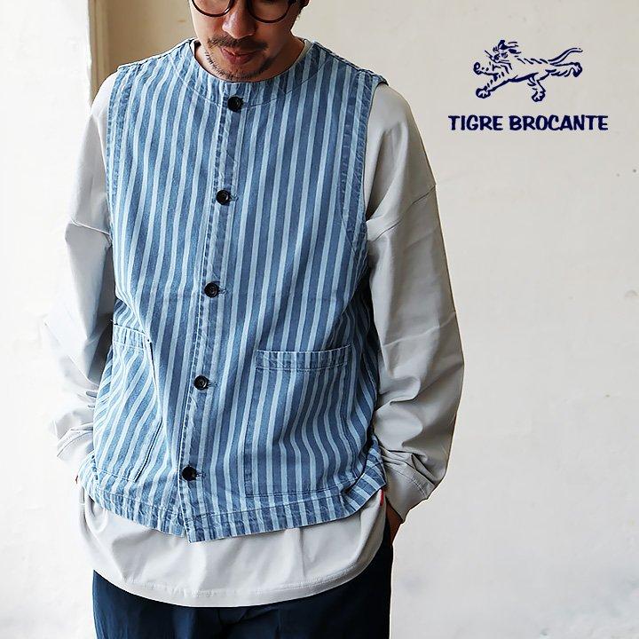 PATY TIGRE BROCANTE ティグルブロカンテ ベスト クルーネック