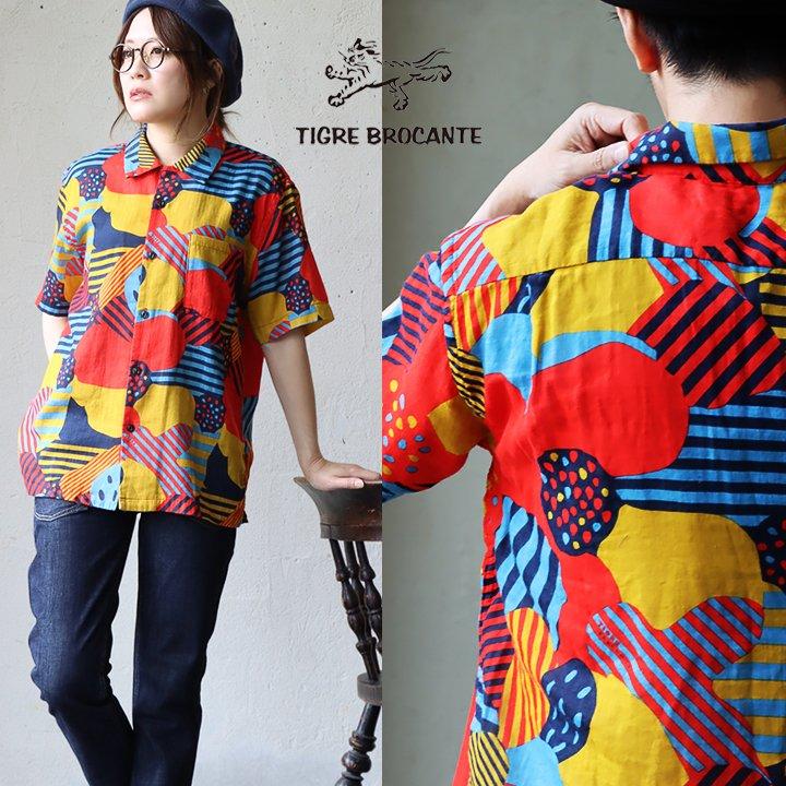 PATY TIGRE BROCANTE ティグルブロカンテ シャツ 半袖 メンズ 